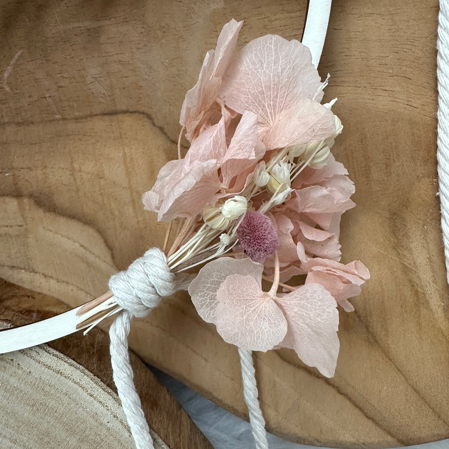 Trockenblumenkranz Willkommen | Hereinspaziert