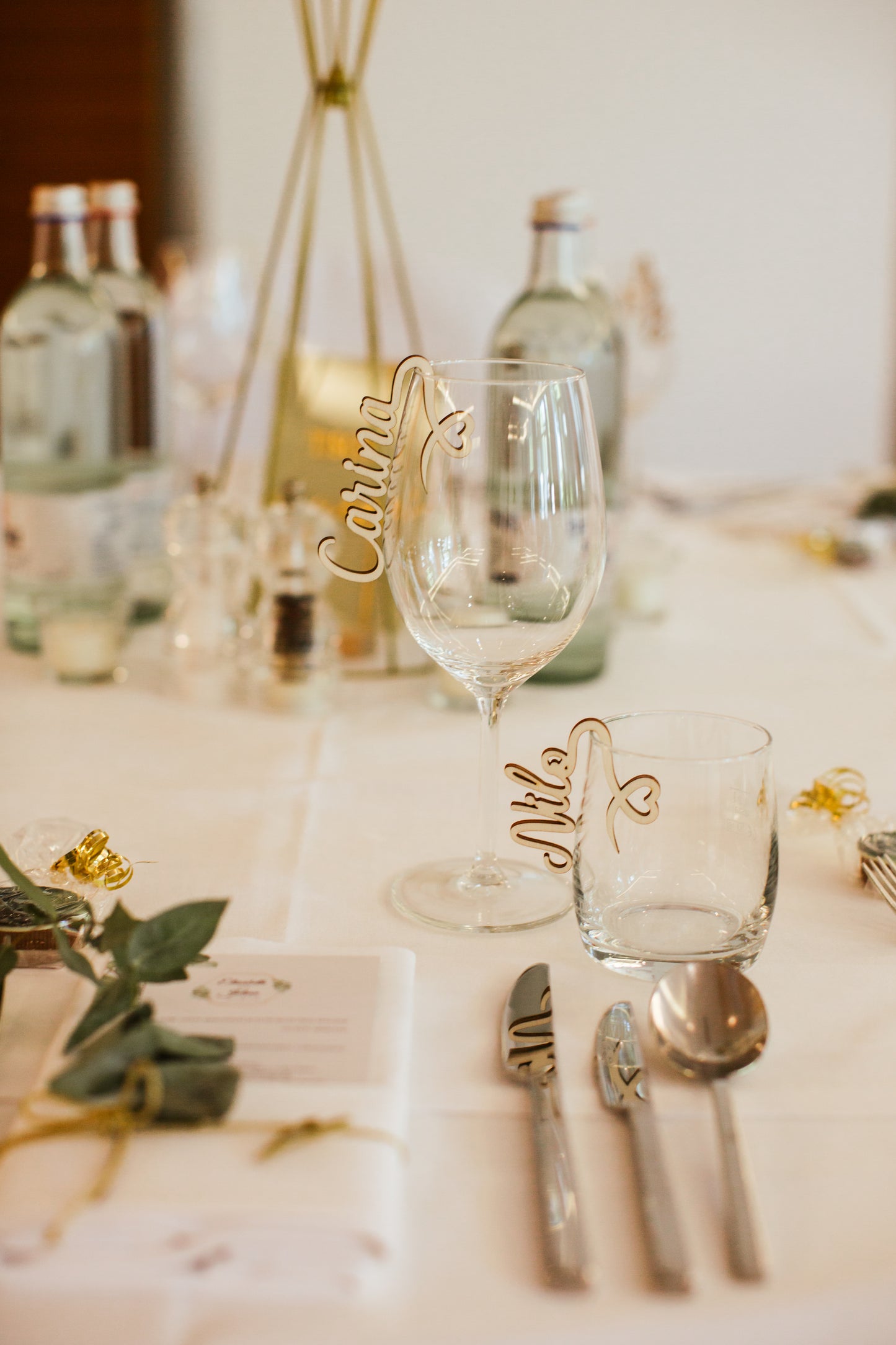 Namens Platzkarten für Hochzeit