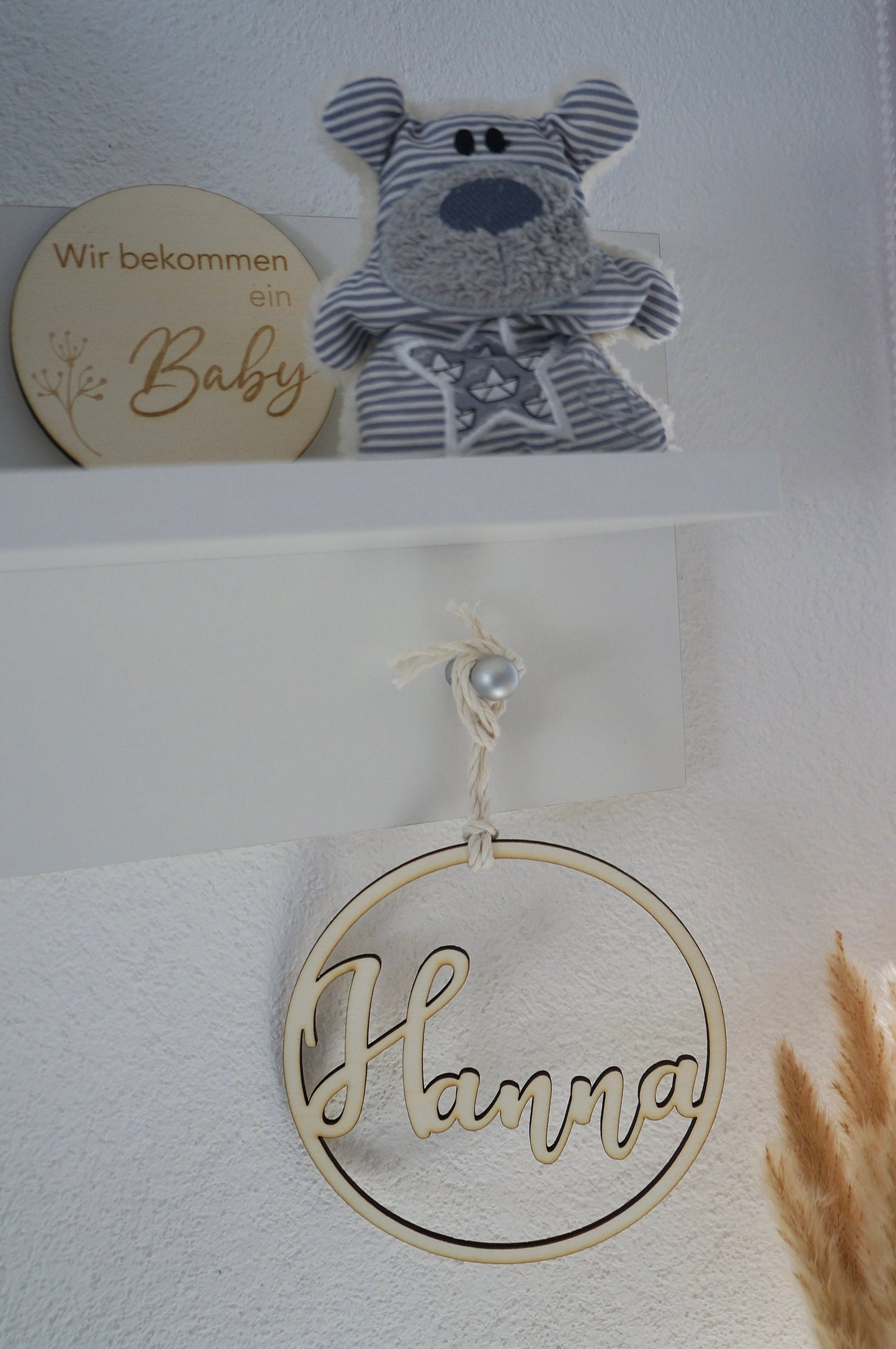 Holzkranz mit Name