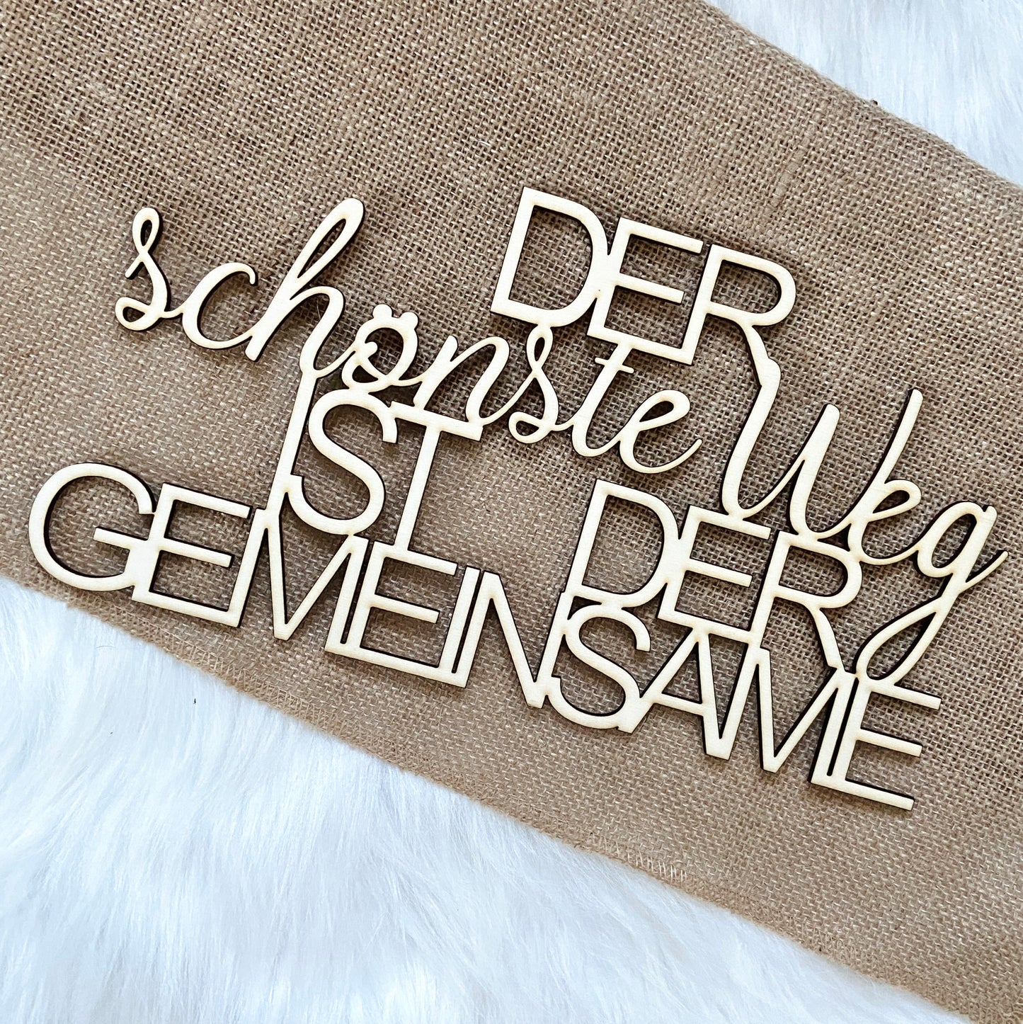 Schriftzug für die Wand