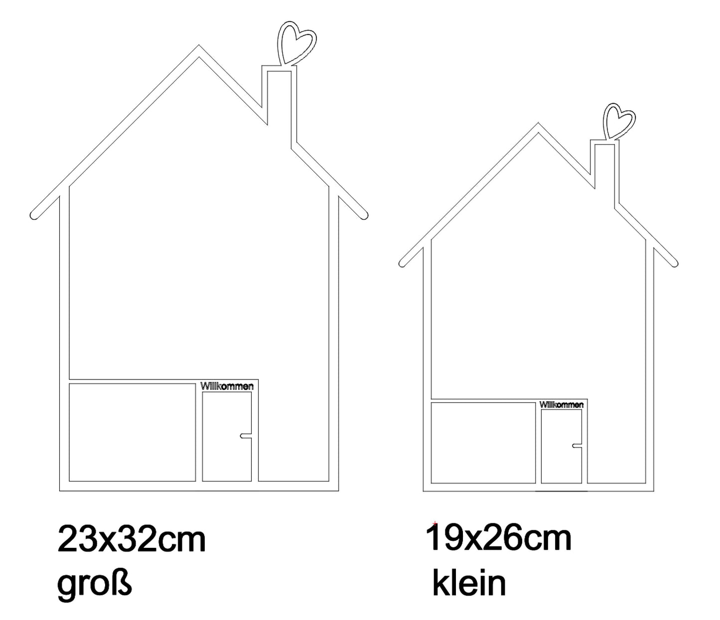 Türschild Haus mit Namen