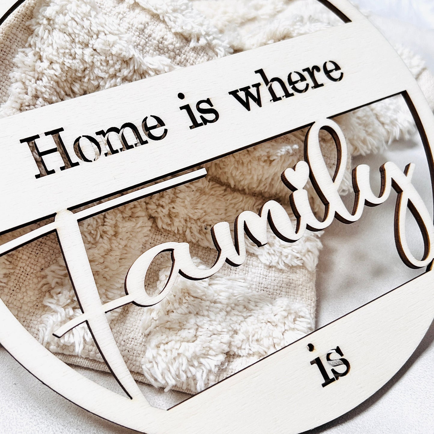 Trockenblumenkranz mit Familienname
