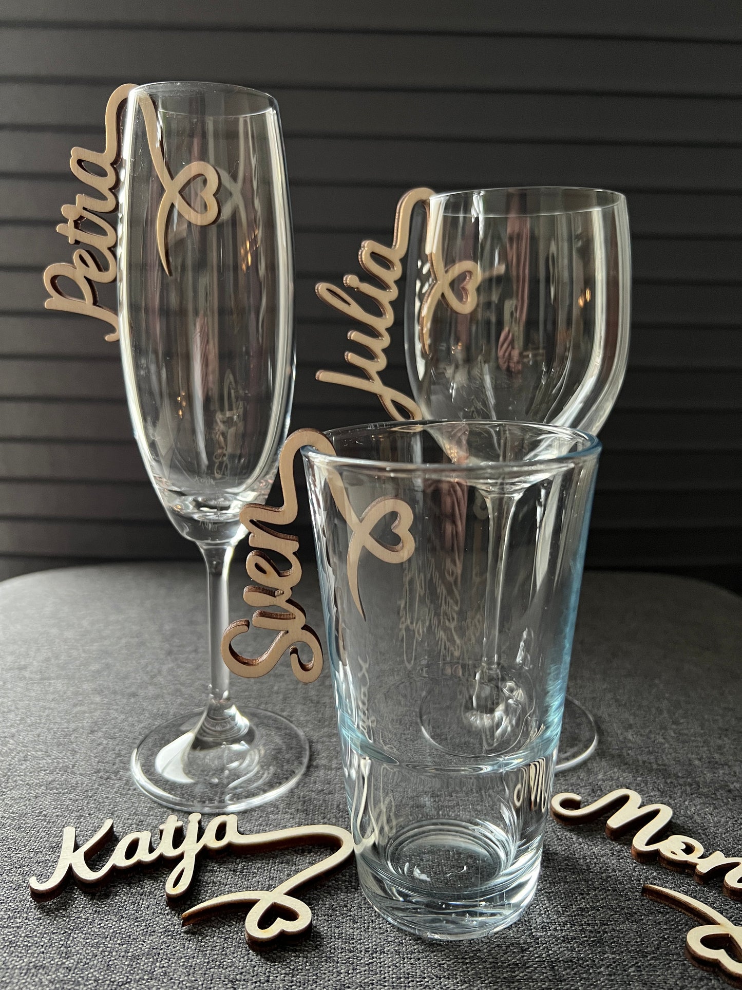 Namens Platzkarten für Hochzeit