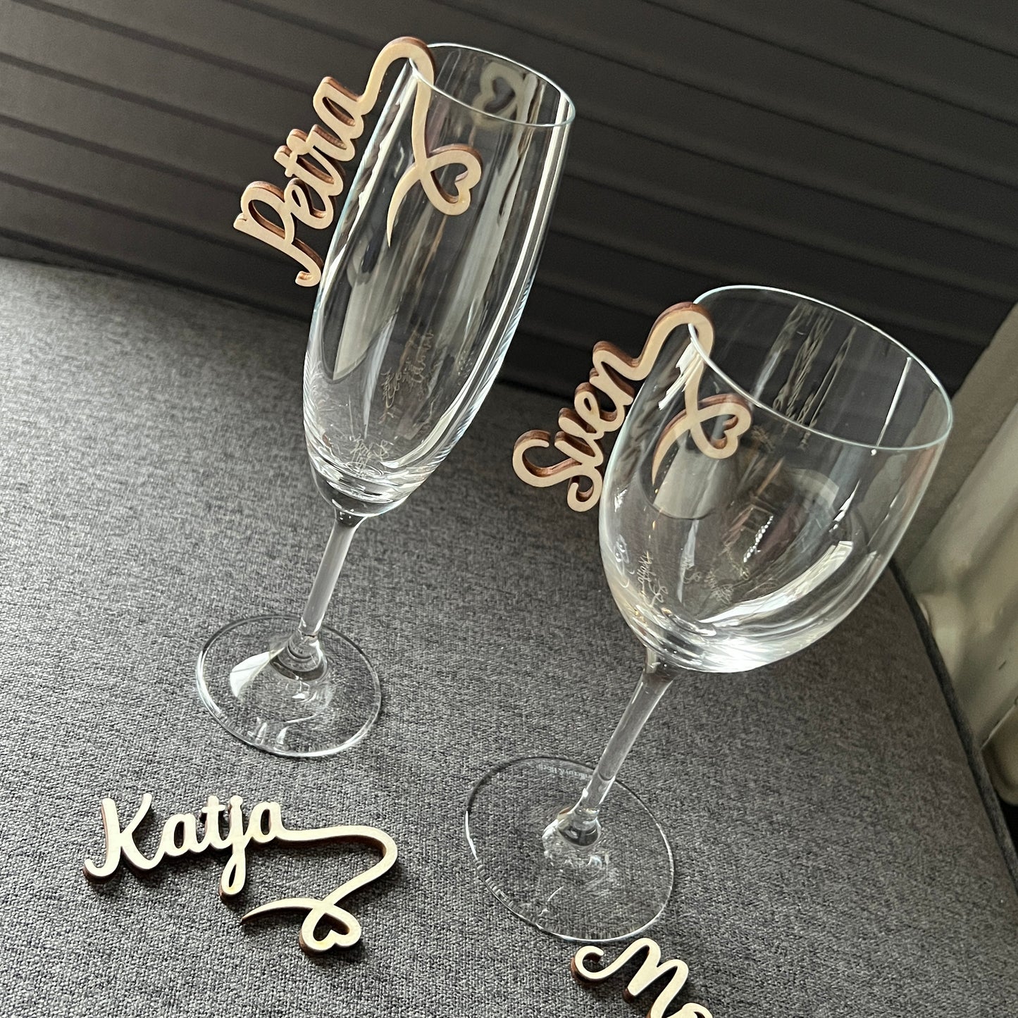 Namens Platzkarten für Hochzeit