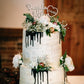 Hochzeits Caketopper mit Namen
