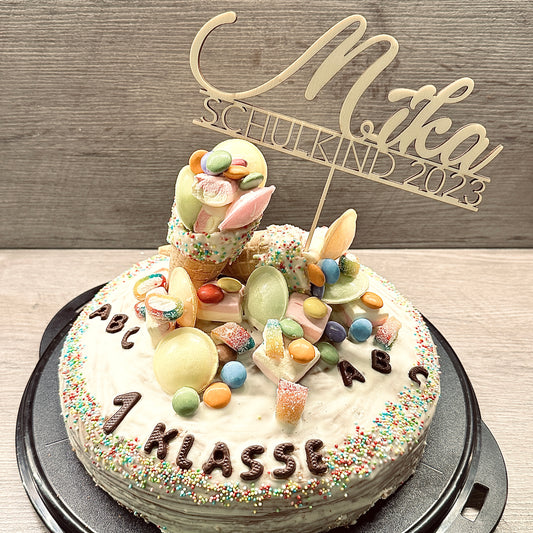 Schulkind Caketopper