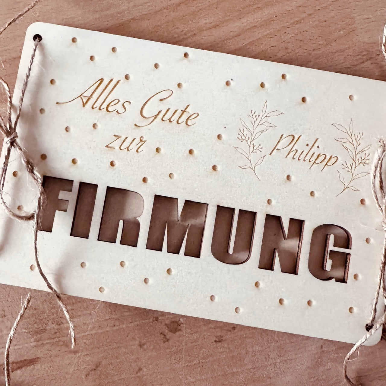 Personalisiertes Geldgeschenk Karte