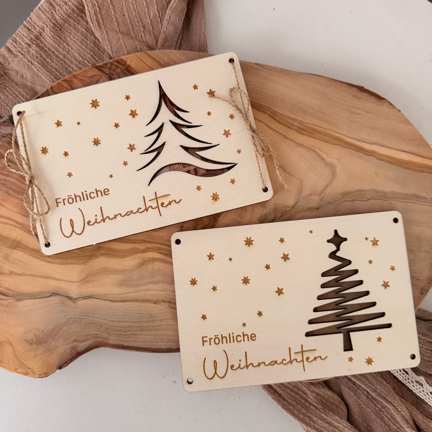 Geldgeschenk Weihnachtskarte