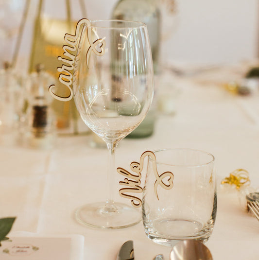 Namens Platzkarten für Hochzeit