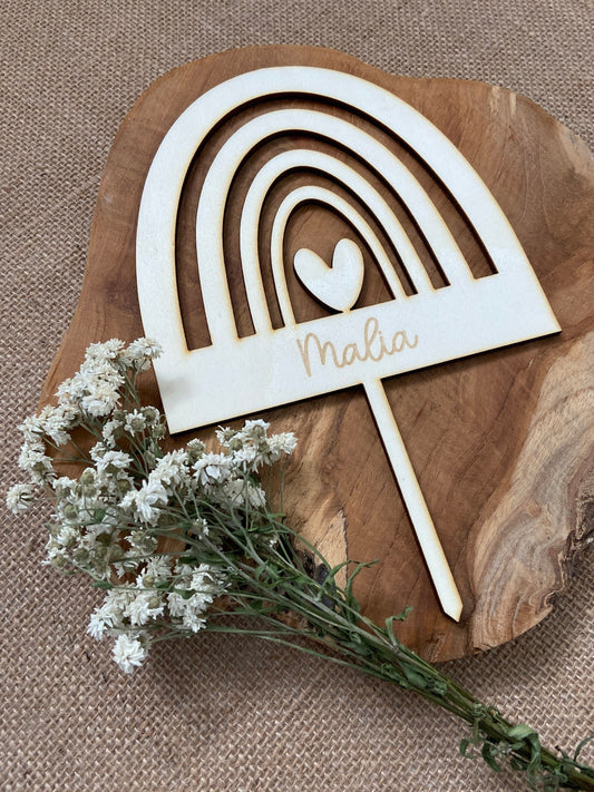 Regenbogen Caketopper