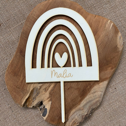 Regenbogen Caketopper