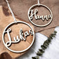 Holzkranz mit Name