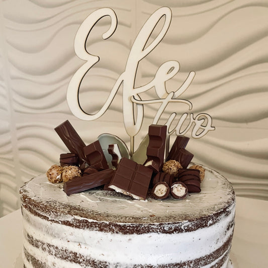 Caketopper mit Namen