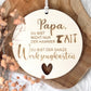 Holzschild für Papa