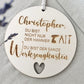 Holzschild für Papa
