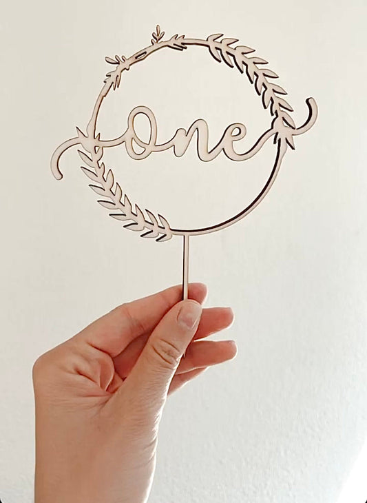 Caketopper für den ersten Geburtstag