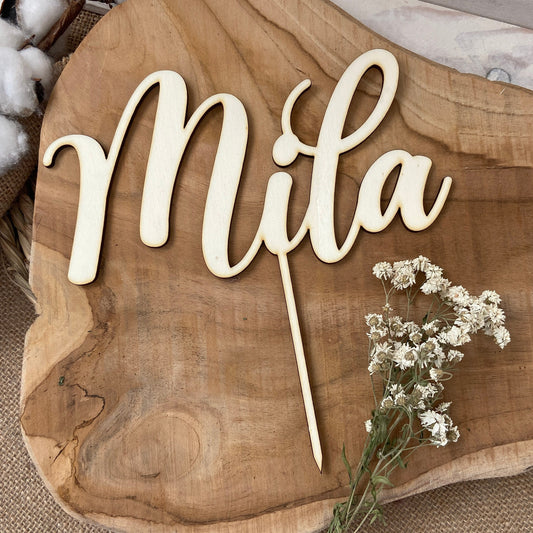 Caketopper mit Namen