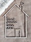 Türschild Haus mit Namen
