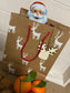 Nikolaus Anhänger / Weihnachtsbaum / Christbaumhänger Hirschkopf Elch / Namensanhänger