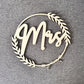 Brautpaar Mr und Mrs Holzkranz Stuhl Hochzeitsdeko (2er Set)