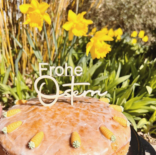 Frohe Ostern Caketopper